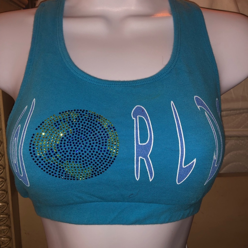 2018 Panthers Worlds Showoff Sports Bra